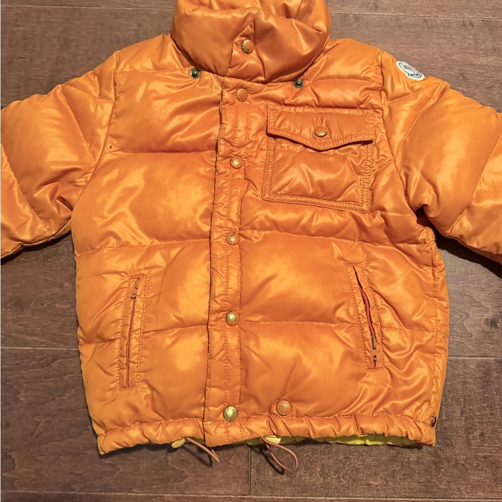 Moncler Orange Kids Puffer Jacket